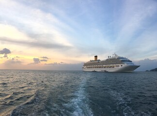 cruise ship in the sea in Thailand  © gianfranco