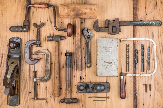 Collection of Antique Workshop Tools