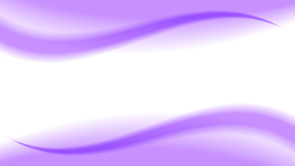 purple soft wave shape graphic on white background, abstract purple graphic smooth shape for banner copy space, blurred gradient purple wavy swirl soft effect, beautiful purple white wave curve