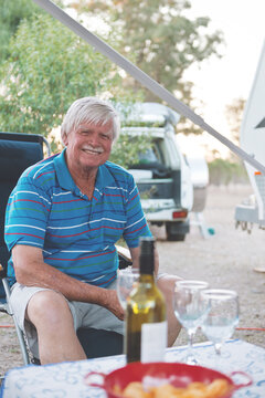 retiree on holiday