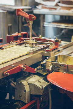 Old-Fashioned Industrial Wrapping Machine