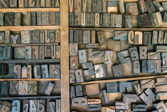 Letter Blocks For Typesetting