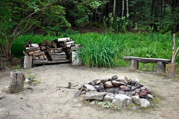 Campsite Fire-pit Unlit