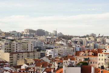 Obraz premium Lisbon Landscape sunny day horizon