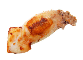 Cuttlefishe wihte meat in white background