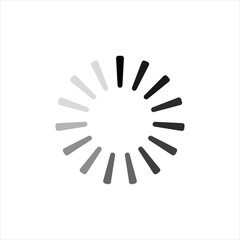 Download sign. Load icon. Load system. Data load. Loading bar. Froze computer. Load icon. Vector stock illustration.