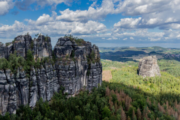 Erkundungstour durch die sächsische Schweiz an verschiedenen Orten - Sachsen/Deutschland