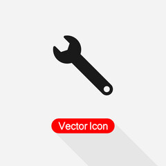 Wrench Icon Vector Illustration Eps10
