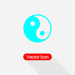 Yin Yang Icon Vector Illustration Eps10