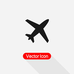 Airplan Icon Vector Illustration Eps10