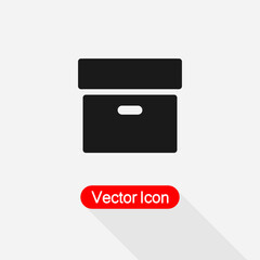Archive Box Icon Vector Illustration Eps10