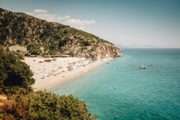 Fototapeta na wymiar Gjipe beach, Albania