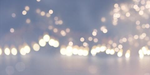 Christmas and New Year holidays background . Blurred bokeh background