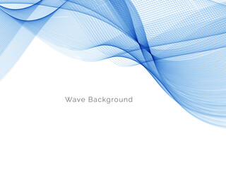Blue wave stylish dymanic background