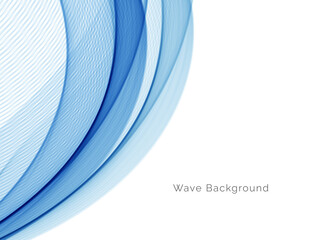 Blue wave stylish dymanic background