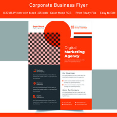 Corporate Business flyer template vector,Flyer Template Geometric shape used