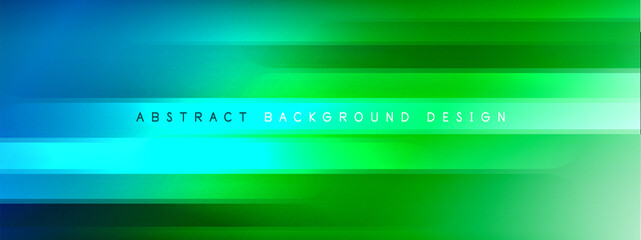 Obraz premium Motion concept neon shiny lines on liquid color gradients abstract backgrounds. Dynamic shadows and lights templates for text
