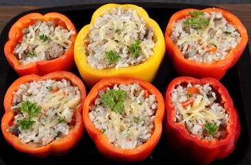 Stuffed pepper.