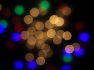 abstract christmas lights
