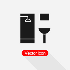 Bathroom Icon Vector Illustration Eps10