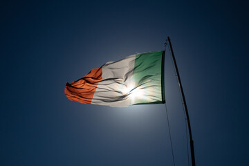 Italian flag to the wind