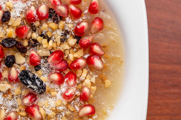 Traditional Turkish Dessert is Asure 