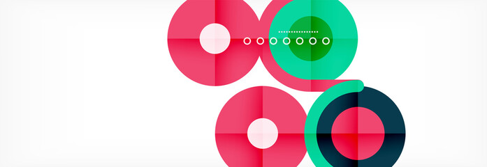 Circles and lines abstract background for covers, banners, flyers and posters and other templates