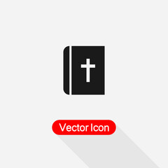 Bible Book Icon vector illustration eps 10