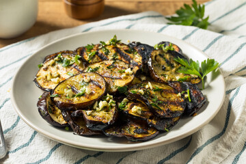 Organic Roasted Grilled Eggplant