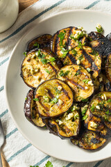 Organic Roasted Grilled Eggplant