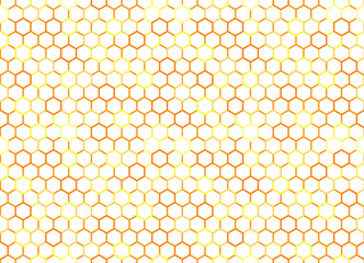 Honeycomb seamless background. Vector stock illustration for poster or clothing