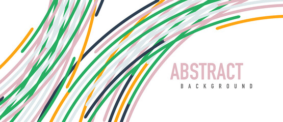 Аbstract moving colorful lines vector backgrounds for cover, placard, poster, banner or flyer