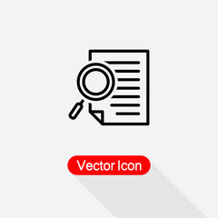 Case Studies Icon Vector Illustration Eps10
