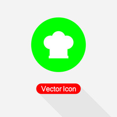  Chef Hat Icon Vector Illustration Eps10