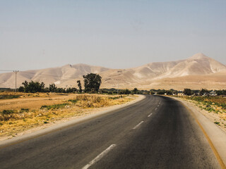 road in desert ISRAEL