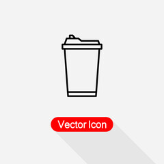 Coffee away Cup Icon Vector Illustration Eps10