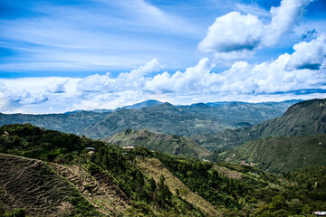 Fototapeta premium mountain landscape in the summer Colombia