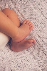 Baby body parts feet 