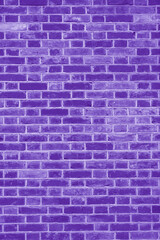 Violet brick building wall. Interior of a modern loft. Background for design