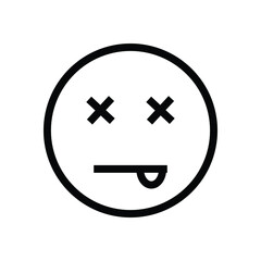 Obraz premium face reaction emoji icon design