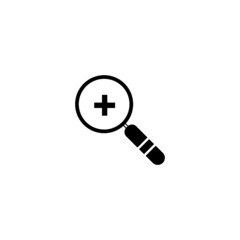 Fototapeta premium Zoom in | vector icon