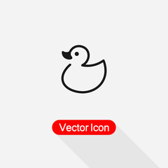 Duck Icon Vector Illustration Eps10