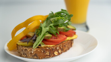 Delicious sandwich  for breakfast and snack 