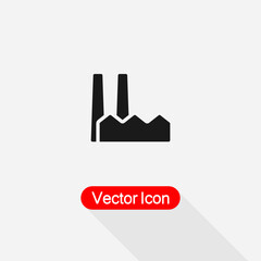 Factory Icon Vector Illustration Eps10