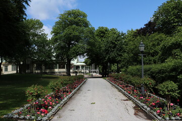 Public park in Varberg, Sweden
