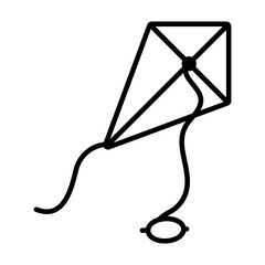 kite icon image, line style