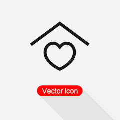 Home Icon, House Icon Vector Illustration Eps10