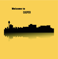Obraz premium Casper, Wyoming 