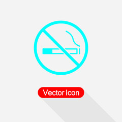 No Smoking Sign, No Smoking Icon Vector Illustration Eps10