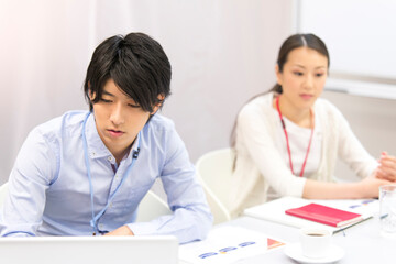 Obraz premium 会議風景